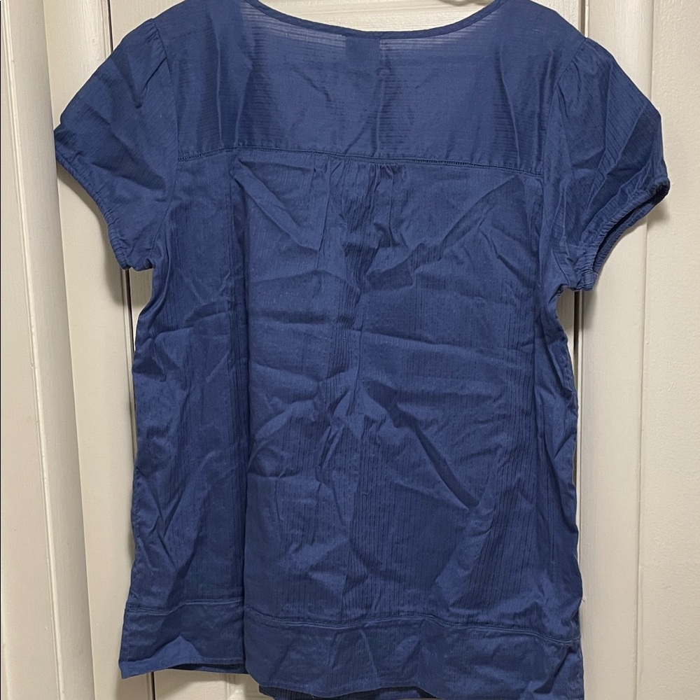 Sonoma Blue Embroidered Blouse - Picture 6 of 6